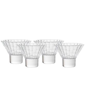 Fortessa Set of 4 Mahalo Stackable Glasses, 8oz Martini