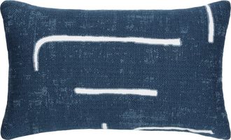 Elaine Smith Instinct Indoor & Outdoor Woven Accent Pillow in Denim at Nordstrom, Size 20X20