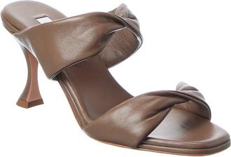 Aquazzura Twist 75 Leather Sandal