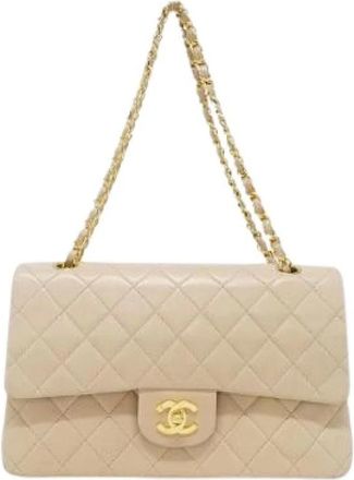Chanel Pre-owned Borsa a Spalla in Pelle dAgnello 1112 - - Pre-owned - Donna - Beige - ONE SIZE
