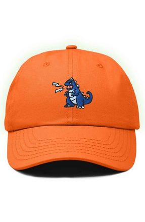 Dalix Big Lizard Cap in Orange at Nordstrom