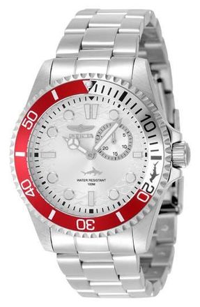 Invicta 49274 Pro Diver Watch in White/Silver/Red at Nordstrom Rack