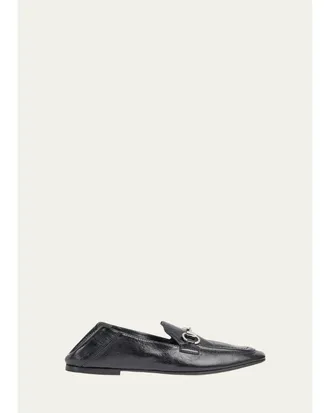 Gucci Jordaan Soft Leather Loafers with Horsebit
