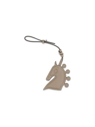 Max Mara Womens Leather Keyring Fango Calf Bos Taurus Keyrings E Chains