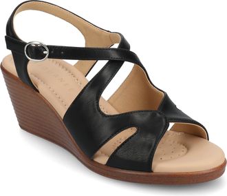 Journee Collection Womens KedzieII Medium and Wide Width Wedge Sandals
