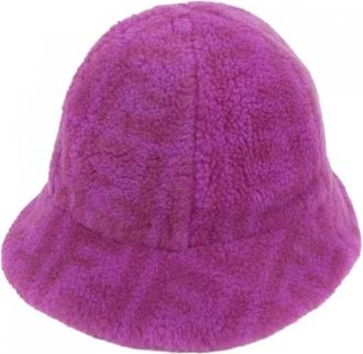Fendi Pre-owned Hat - Dames - Vintage Accessoires - Paars - ONE Size - Vintage