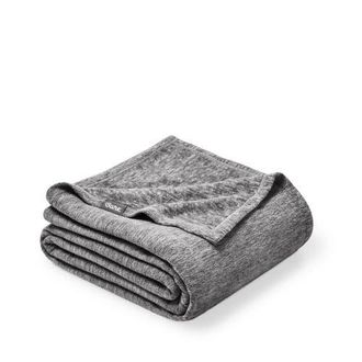 Bare Home Lightweight Polar Fleece Blanket in Heather Light Grey at Nordstrom, Size Twin