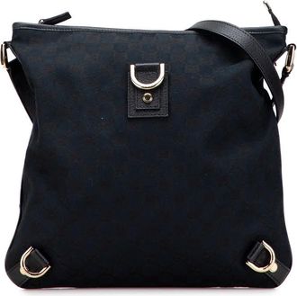 Gucci Pre-owned Gucci GG Canvas Abbey D Ring Crossbody Unisex 131326 203998