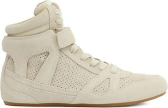 Isabel Marant Chalk White High Top Sneakers