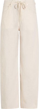 Citizens Of Humanity Citizens OF Humanity Brynn Drawstring Linen Trousers - Beige - 27 (W27 / UK8-10 / S)