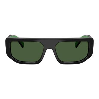 Dolce & Gabbana Logo-Embroidered Acetate Sunglasses - Black