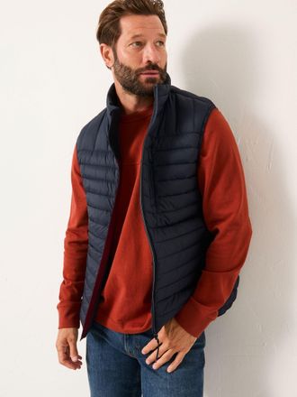 Fat Face FatFace Dartmouth Navy Padded Gilet