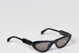 Miu Miu Occhiali da sole in acetato con montatura triangolare e logo
