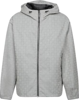 Givenchy Monogram 72 Jacquard Windbreaker - Heren - Zomerjassen - Grijs - M - Jassen