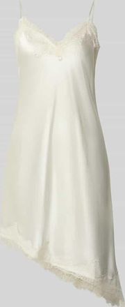 Only Tailliertes Satinkleid mit Spitze Modell BELLA in Offwhite, Gr&ouml;&szlig;e XL