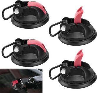 OEM Crochet Ventouse - Capacidad De Carga 35 Kg - Para Caravana Camping Auvento - 4 Unidades