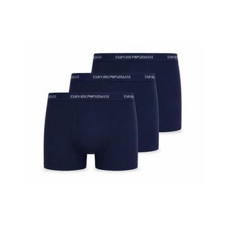 Emporio Armani Set Van 3 Stretch Boxershorts, Blauw