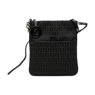 Fendi Pre-owned Square Crossbody Bag - Dames - Pre-owned - Zwart - Maat: ONE Size