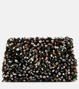 Dries Van Noten Envelope embellished clutch