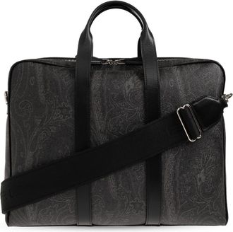 Etro Tassen, Heren, Grijs, ONE Size, Laptop Bags & Cases