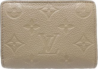 Louis Vuitton Tourterelle Leather Wallet (Bi-Fold) (Pre-Owned)