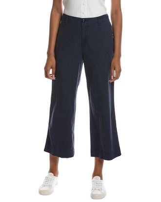 Michael Stars Geraldine Straight Leg Linen-Blend Pant