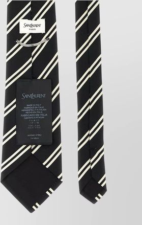 Saint Laurent silk striped tie