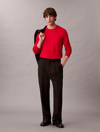 Calvin Klein Klassieke trui van merinowol