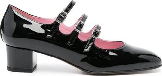 Carel Schoenen Carel Paris - Dames - Pumps - Zwart - 41 EU - Leer - Schoenen
