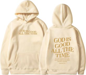 Generic There is Purpose in The Waiting Graphic Christian Hoodies for Men Women Teen Girls UK Casual Oversized Long Sleeve Hooded Sweatshirts Tops Loose Pullo