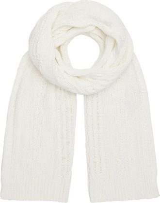 Americandreams Jojo Cotton Scarf - Dames - Wintersjaals - Wit - ONE Size - Katoen - Accessoires