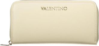 Valentino Clio Re Zip Around Portemonnee - Dames - Portefeuilles - Beige - ONE Size - Polyester - Accessoires