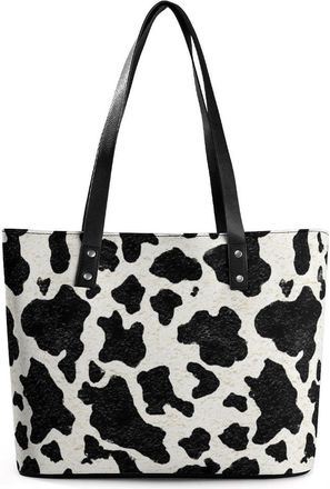 Generic Cow Print Tote Bags for Women Cute Shoulder Purses Handbags