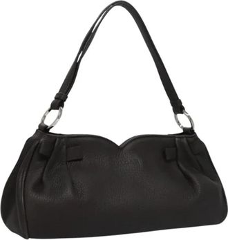 Bulgari Tweedehands leren handtassen - Dames - Vintage Handtas - Zwart - ONE Size - Leer - Vintage