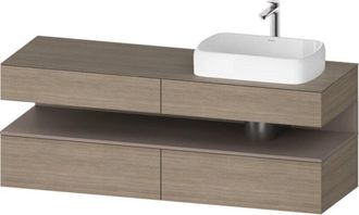 Duravit Duravit Qatego Consola Mueble Bajo Lavabo, 2 Extensiones, 2