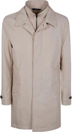 Fay Makkelijke Ochtend Zand Voorbumper - Heren - Mantel - Beige - XL - Jassen