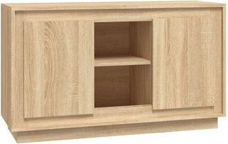 vidaXL Sideboard Sonoma Oak 102x35x60 cm Engineered Wood Vidaxl