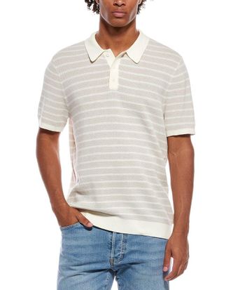 Onia Textured Knit Polo Shirt