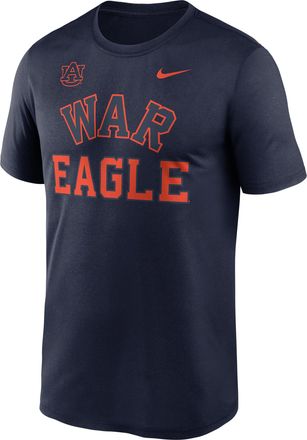 Nike Auburn Primetime Arch Mantra Legend Nike Mens Dri-FIT College T-Shirt in Blue | NKGK41SAUN-ZZX