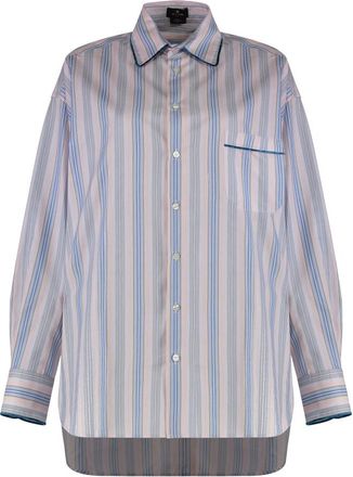 Etro Light Blue Stripes Shirt