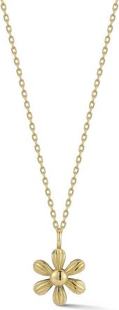 Ember Fine Jewelry 14K Gold Flower Pendant Necklace at Nordstrom Rack