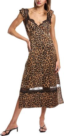 Free People Foolish Heart Printed Midi Dress