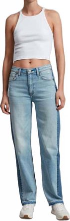Rag & Bone Harlow Two Tone Jean In Double Indigo