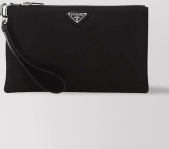 Prada rectangular shape wrist strap tote bag