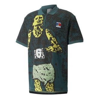 Puma X Butter Goods Polo Shirt Green 534059-50