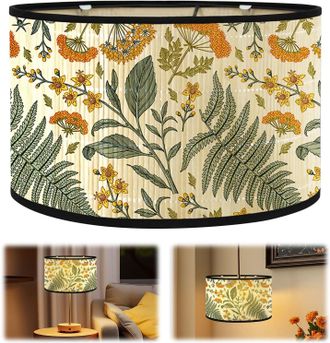 OEM Pantalla De L&aacute;mpara De Tela, Pantalla Para L&aacute;mpara Colgante, Pantalla Cil&iacute;ndrica De 30&times;30&times;20 Cm, Pantalla Para L&aacute;mpara De Mesa, Pantalla Retro Hecha A
