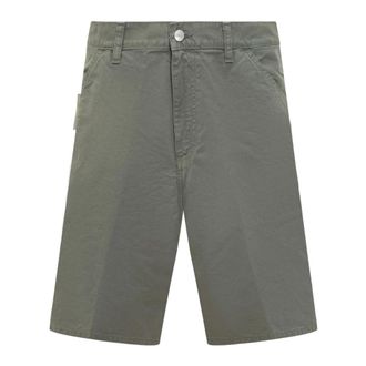 Carhartt Work in Progress Carhartt Wip, Casual Shorts, male, Green, Size: W32 Single Knee Shorts