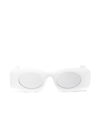 Loewe 2020s x Paulas Ibiza square sunglasses - White