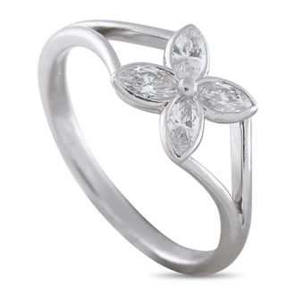 Tiffany & Co. Pre-Owned Tiffany Co. Victoria Platinum Diamond Ring 5161
