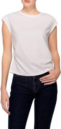 Melloday Cinched Techno Top in White at Nordstrom Rack, Size X-Large